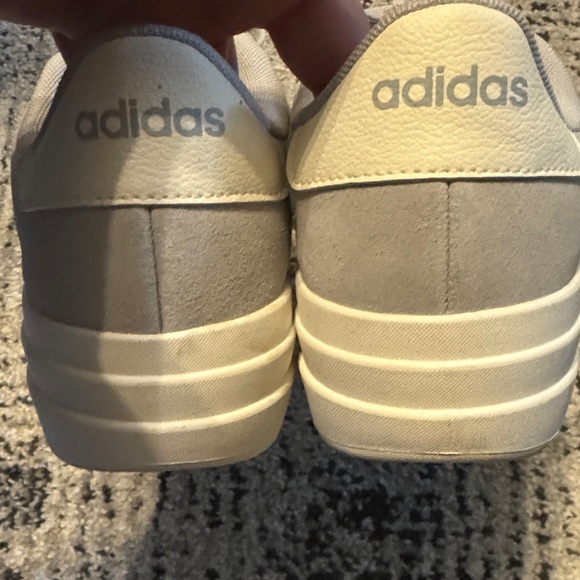 Adidas Women's Light Gray Athletic Sneakers - Picture 4 of 5